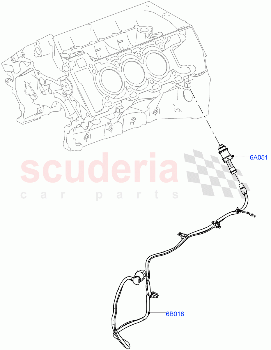 Engine Heater (3.0L DOHC GDI SC V6 PETROL, Immersion Heater - 700W / 110V) of Land Rover Land Rover Discovery 5 (2017+) [3.0 DOHC GDI SC V6 Petrol]
