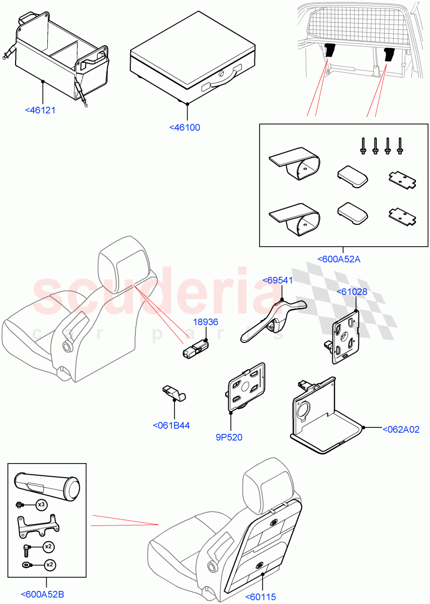 Storage (Accessory) of Land Rover Land Rover Range Rover (2012-2021) [3.0 I6 Turbo Petrol AJ20P6]