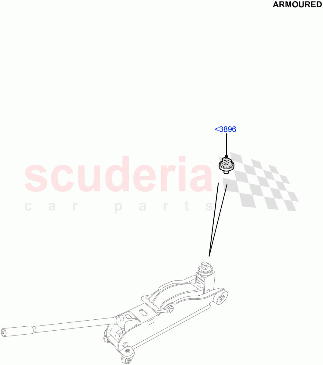 Tools (Armoured) ((V) FROMEA000001) of Land Rover Land Rover Range Rover (2012-2021) [3.0 I6 Turbo Petrol AJ20P6]
