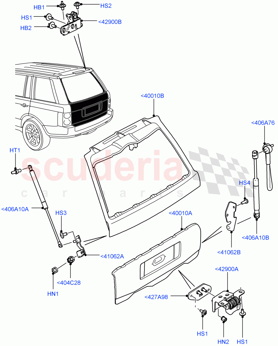 Luggage Compartment Door (Door And Fixings) ((V) FROMAA000001) parts ...
