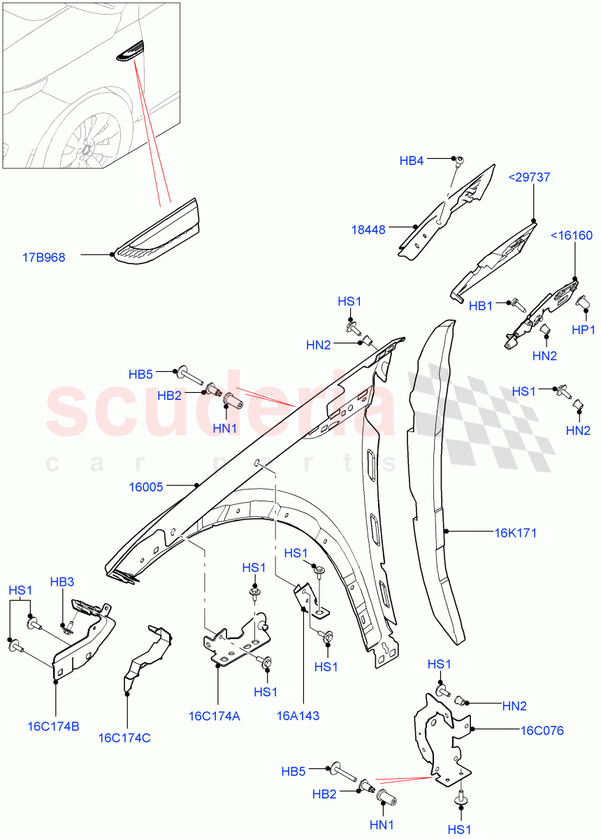 Dash Panel And Front Fenders (Itatiaia (Brazil)) ((V) FROMGT000001) of Land Rover Land Rover Discovery Sport (2015+) [2.0 Turbo Petrol GTDI]