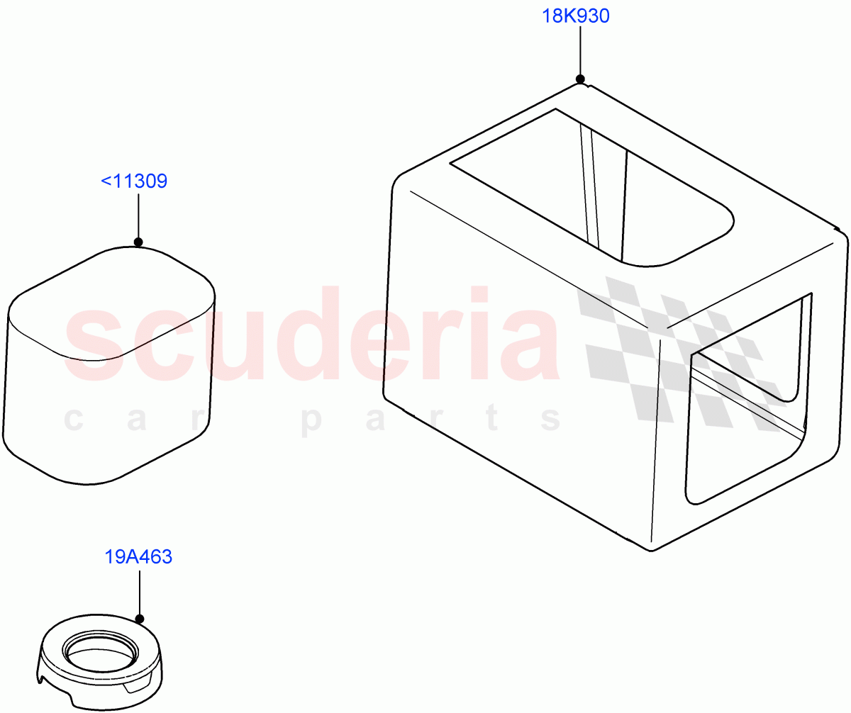 Pet Accesorries (Itatiaia (Brazil)) of Land Rover Land Rover Range Rover Evoque (2019+) [2.0 Turbo Diesel AJ21D4]