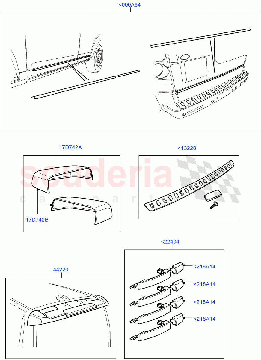 Complete Vehicle Body Dress Up Kits ((V) FROMAA000001) of Land Rover Land Rover Discovery 4 (2010-2016) [2.7 Diesel V6]