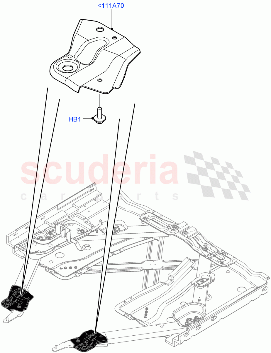 Front Panels, Aprons & Side Members (2 Door Convertible, Halewood (UK)) ((V) FROMGH125984) of Land Rover Land Rover Range Rover Evoque (2012-2018) [2.0 Turbo Petrol GTDI]