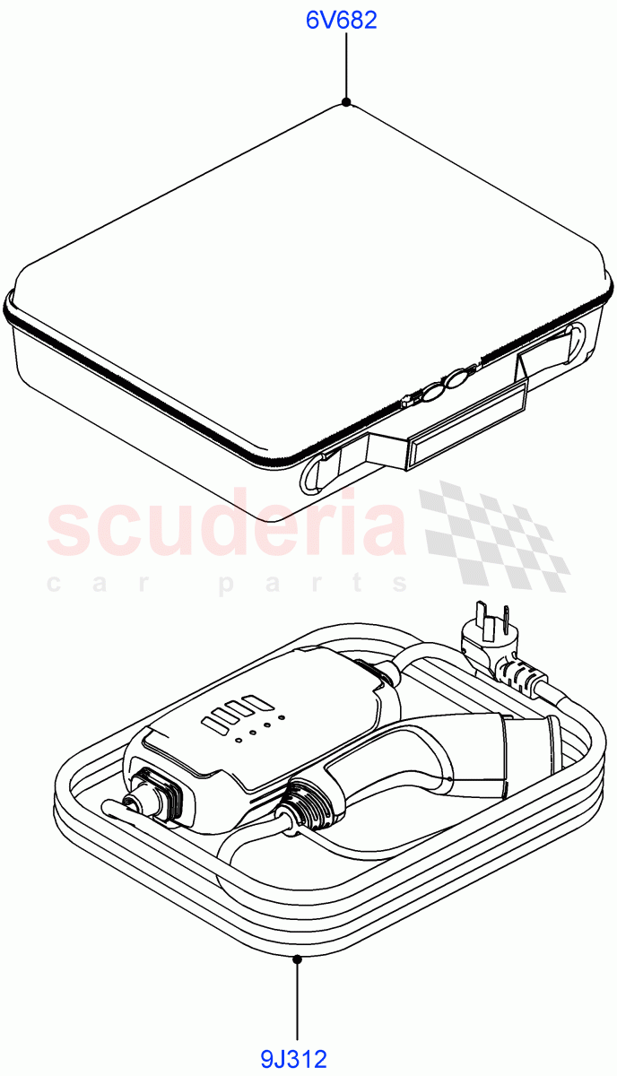 Tools (Charging Equipment) (Changsu (China), Electric Engine Battery-PHEV) of Land Rover Land Rover Range Rover Evoque (2019+) [1.5 I3 Turbo Petrol AJ20P3]