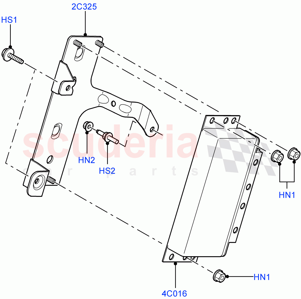 Rear Axle Modules And Sensors (Rear Axle Locking Differential) ((V) TO9A999999) of Land Rover Land Rover Range Rover Sport (2005-2009) [2.7 Diesel V6]