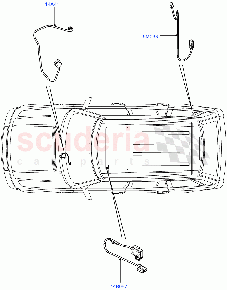 Electrical Wiring - Engine And Dash (Link) ((V) FROMAA000001) of Land Rover Land Rover Range Rover (2010-2012) [3.6 V8 32V DOHC EFI Diesel]