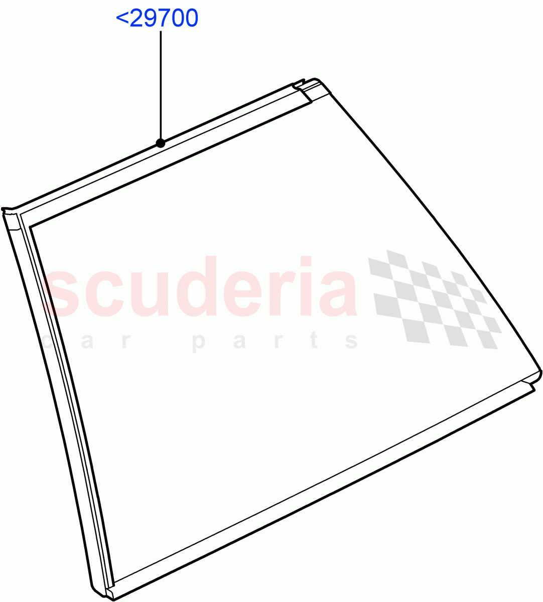 Quarter Windows (Less Armoured) ((V) FROMAA000001) of Land Rover Land Rover Range Rover (2010-2012) [3.6 V8 32V DOHC EFI Diesel]