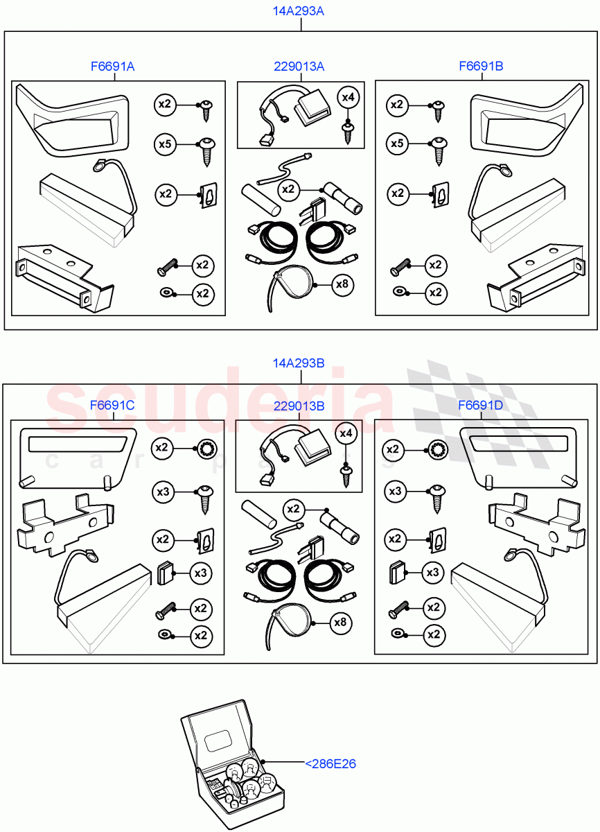 Accessory - Electrical Kit (Accessory) ((V) FROMAA000001) of Land Rover Land Rover Range Rover Sport (2010-2013) [5.0 OHC SGDI NA V8 Petrol]
