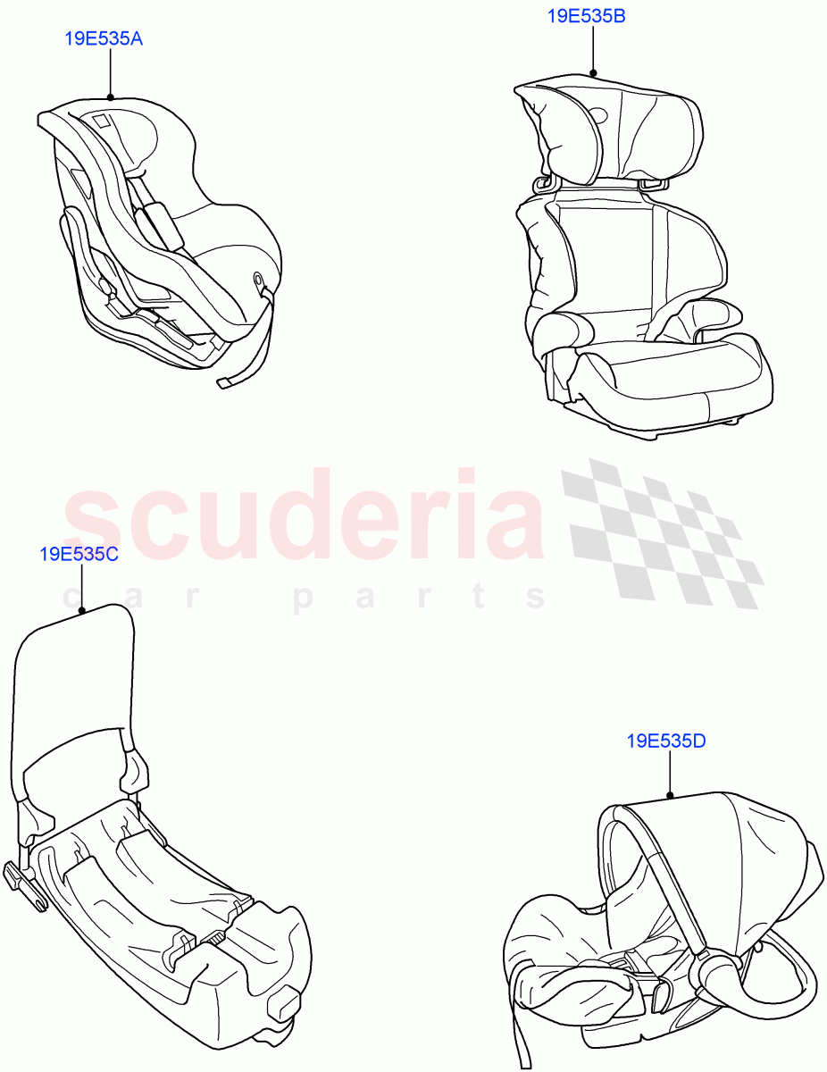 Child Seating (Accessory) of Land Rover Land Rover Range Rover Sport (2014+) [3.0 Diesel 24V DOHC TC]