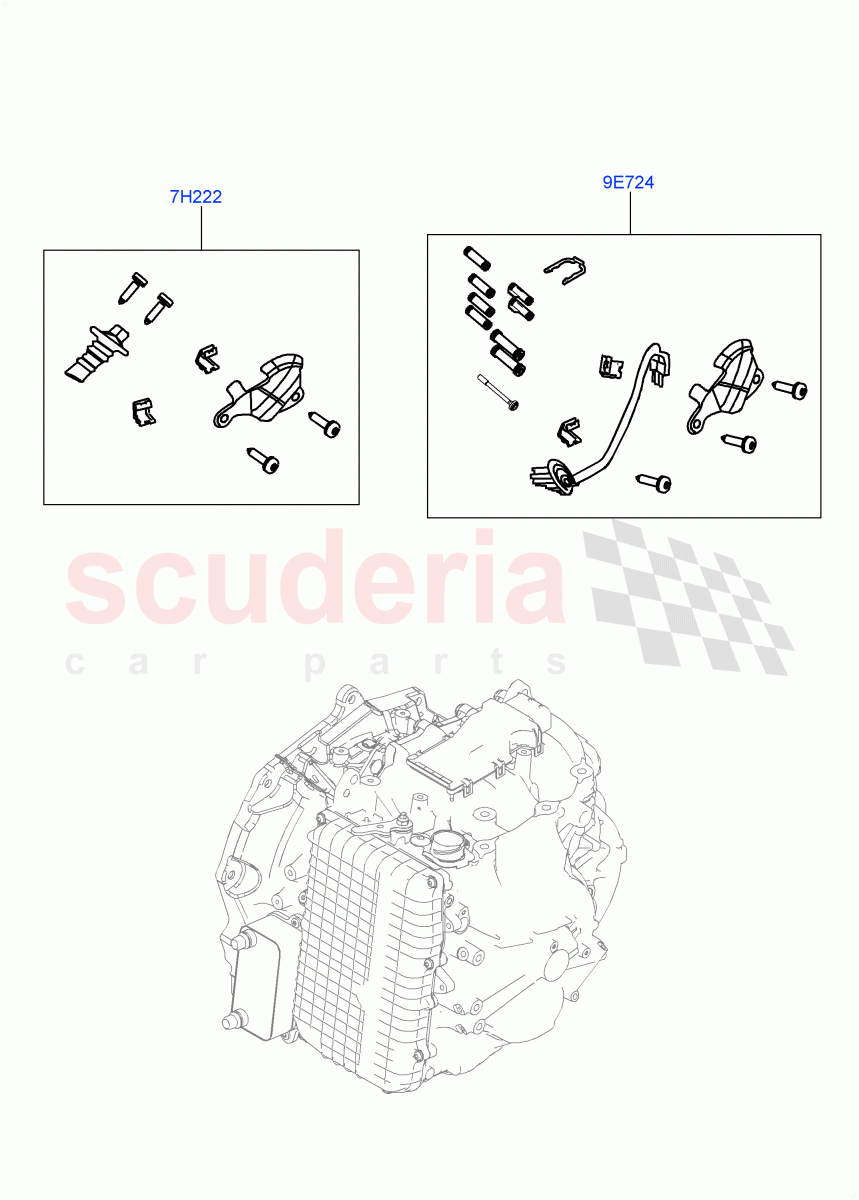 Valve Body - Main Control & Servo's (9 Speed Auto Trans 9HP50, Halewood (UK)) of Land Rover Land Rover Range Rover Evoque (2019+) [2.0 Turbo Diesel AJ21D4]