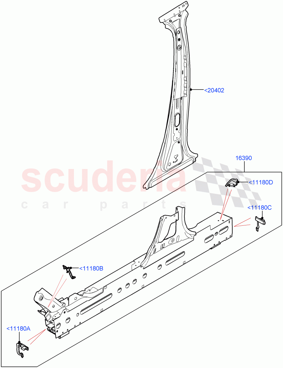 Side Panels - Inner (Inner - Front) of Land Rover Land Rover Range Rover (2022+) [3.0 I6 Turbo Diesel AJ20D6]