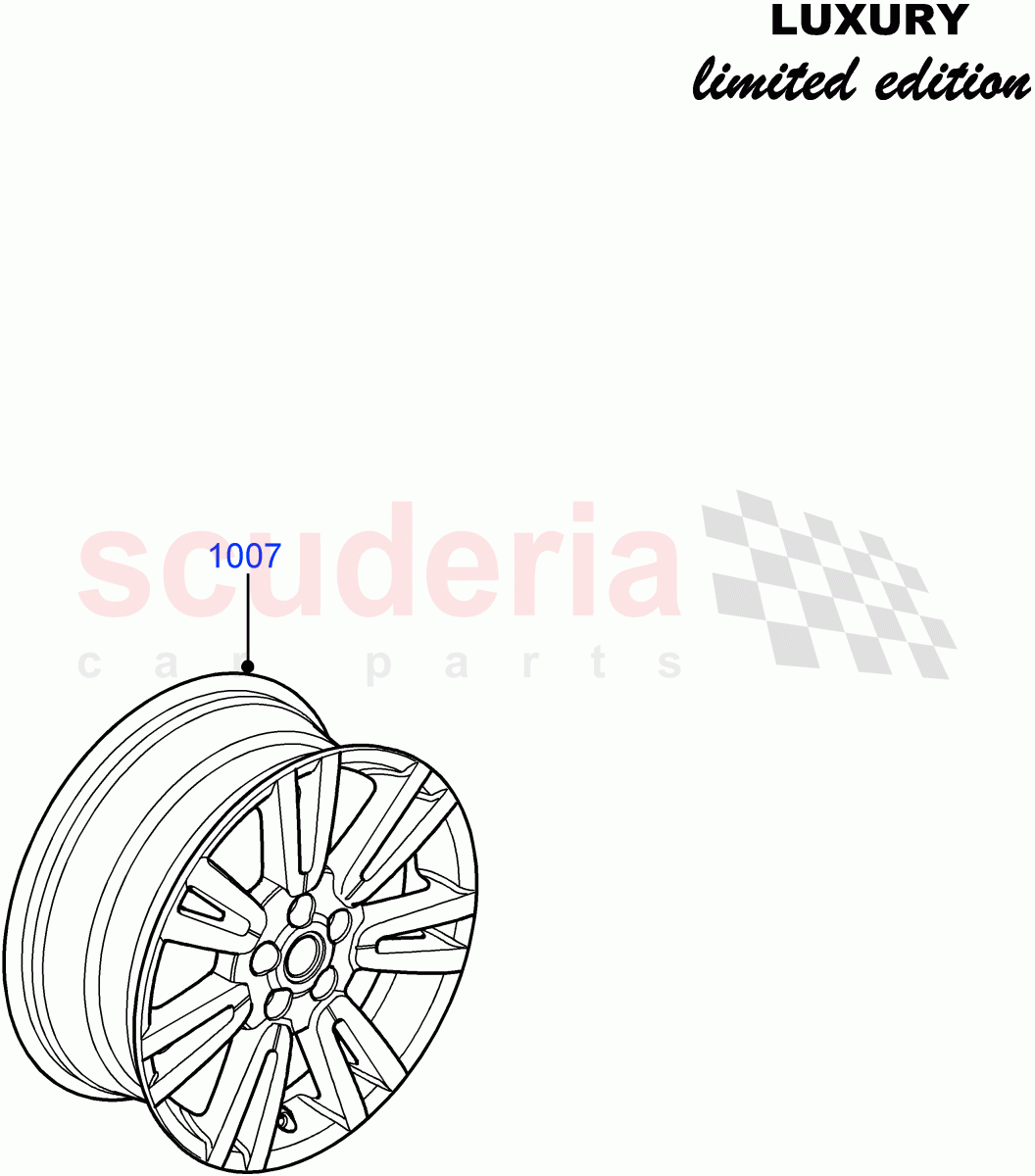 Wheels ((V) FROMCA000001) of Land Rover Land Rover Discovery 4 (2010-2016) [3.0 DOHC GDI SC V6 Petrol]