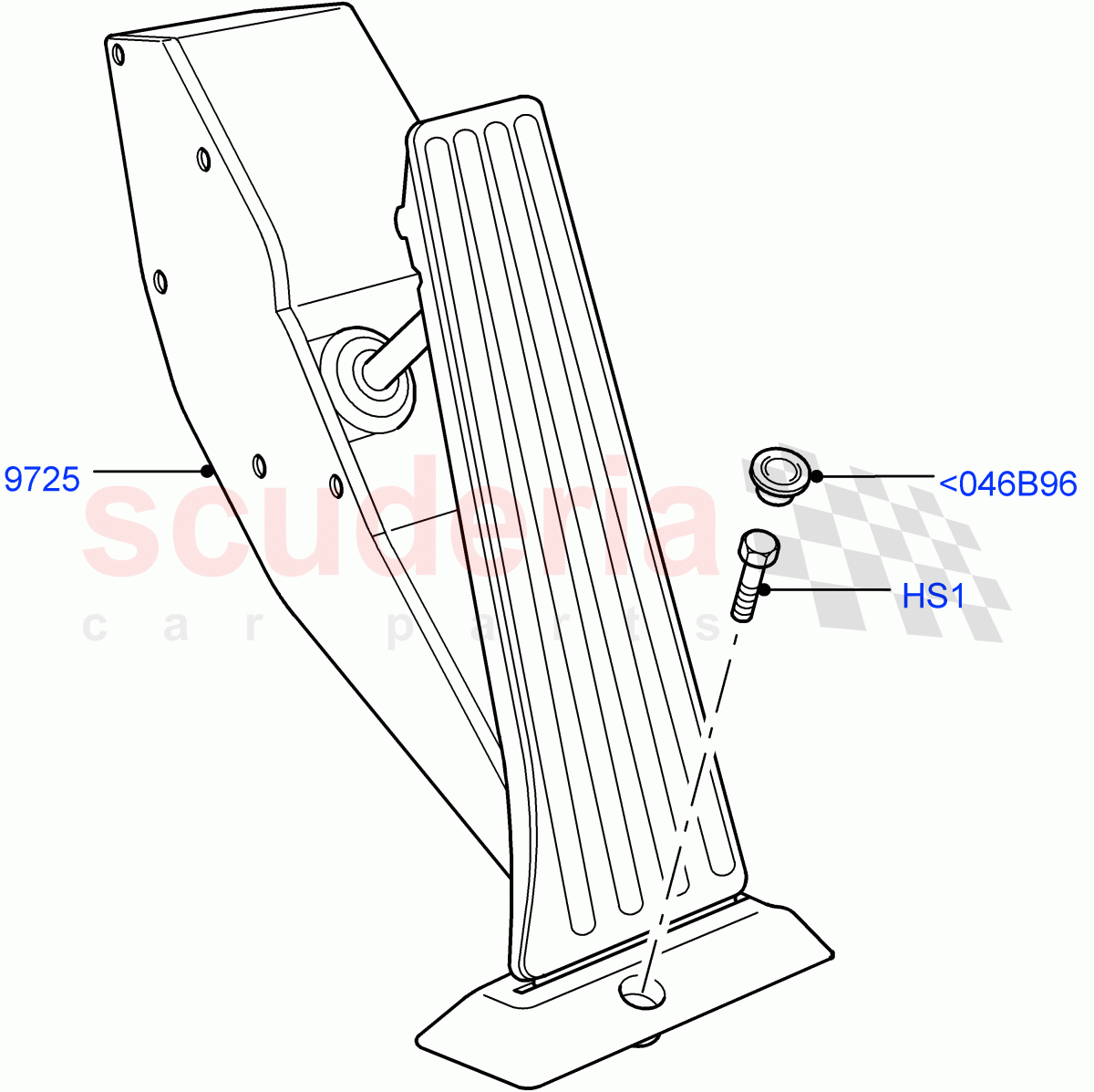 Accelerator/Injection Pump Controls (5.0L OHC SGDI NA V8 Petrol - AJ133) ((V) FROMAA000001) of Land Rover Land Rover Range Rover (2010-2012) [5.0 OHC SGDI NA V8 Petrol]