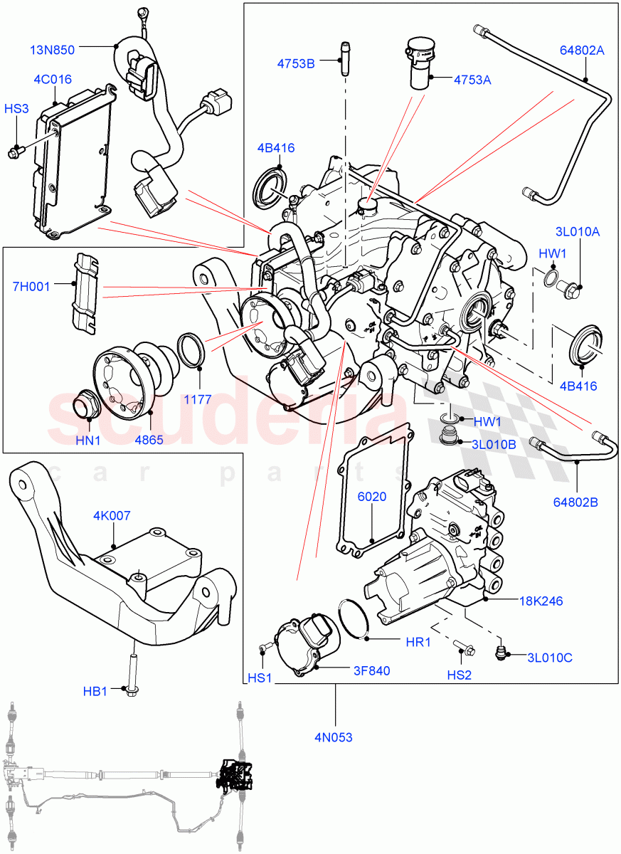 Rear Axle (Internal Components) (Halewood (UK), Dynamic Driveline) ((V) FROMHH190581) of Land Rover Land Rover Range Rover Evoque (2012-2018) [2.2 Single Turbo Diesel]