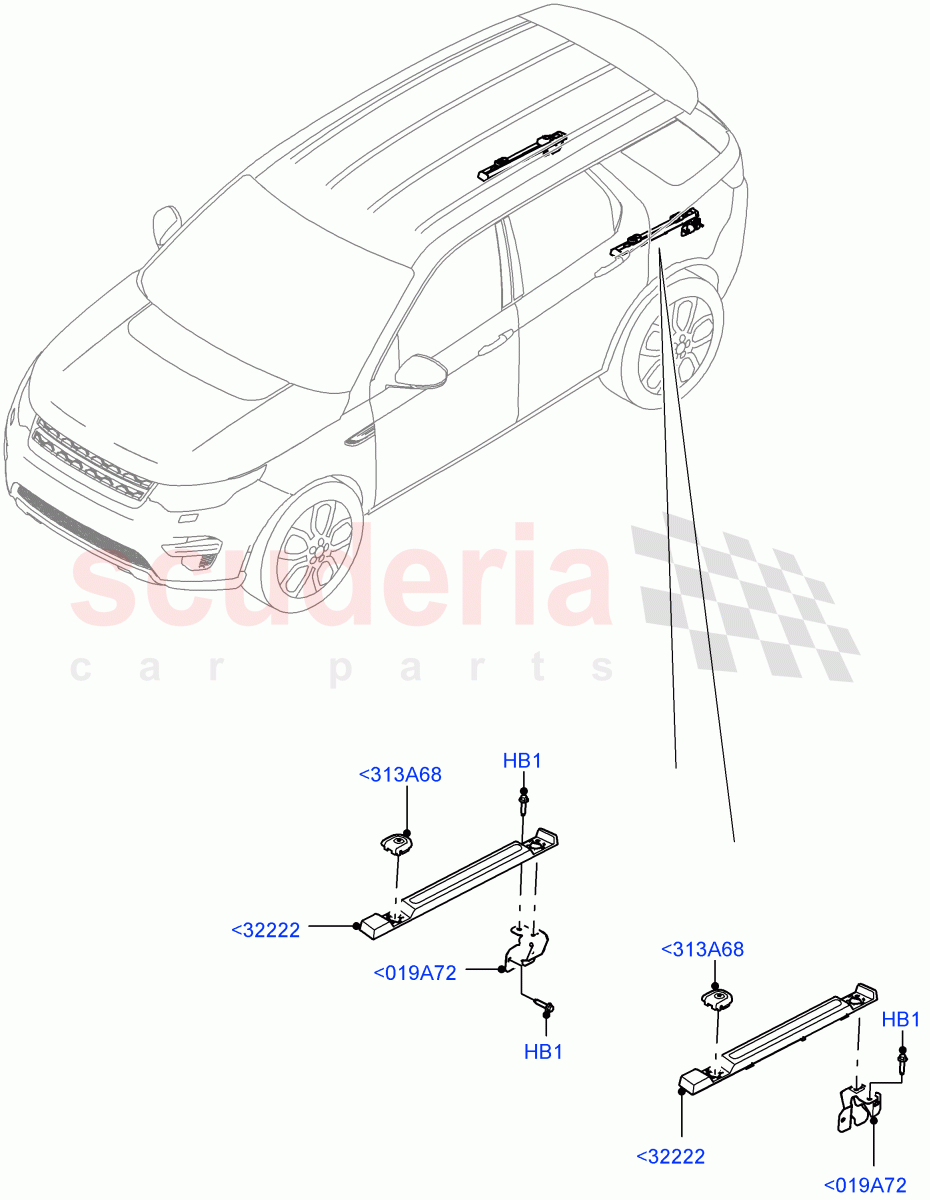 Load Compartment Trim (Floor) (Itatiaia (Brazil)) ((V) FROMGT000001) of Land Rover Land Rover Discovery Sport (2015+) [1.5 I3 Turbo Petrol AJ20P3]
