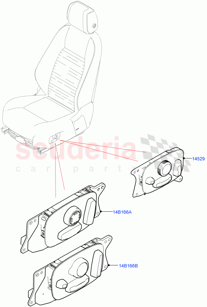 Switches (Seats) (Changsu (China)) ((V) FROMHG379388) of Land Rover Land Rover Discovery Sport (2015+) [1.5 I3 Turbo Petrol AJ20P3]