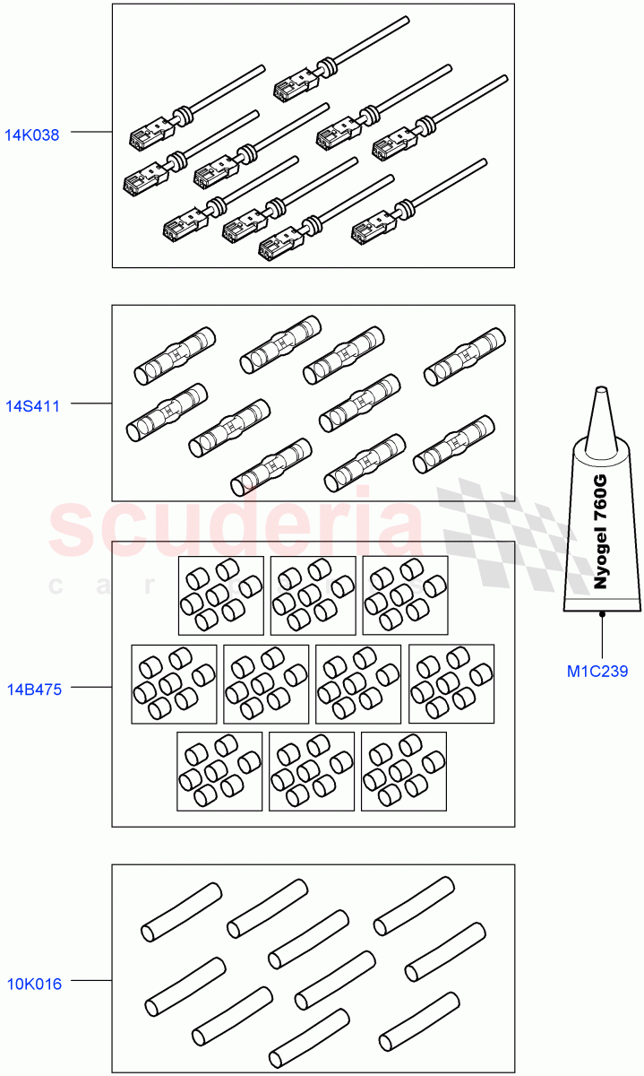 Pigtail Wiring Kits of Land Rover Land Rover Range Rover (2012-2021) [5.0 OHC SGDI NA V8 Petrol]