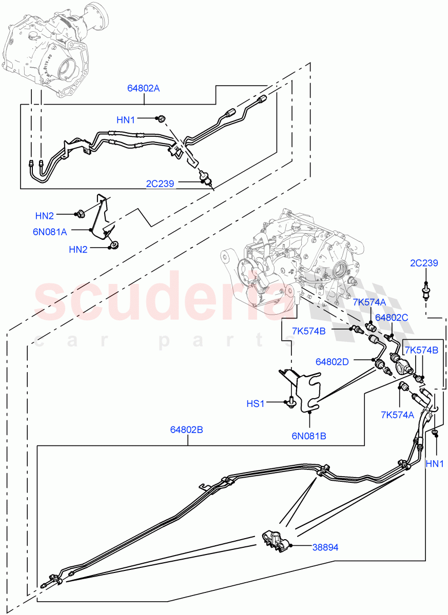Active Driveline (Itatiaia (Brazil), Dynamic Driveline) ((V) FROMGT000001) of Land Rover Land Rover Range Rover Evoque (2012-2018) [2.0 Turbo Petrol AJ200P]