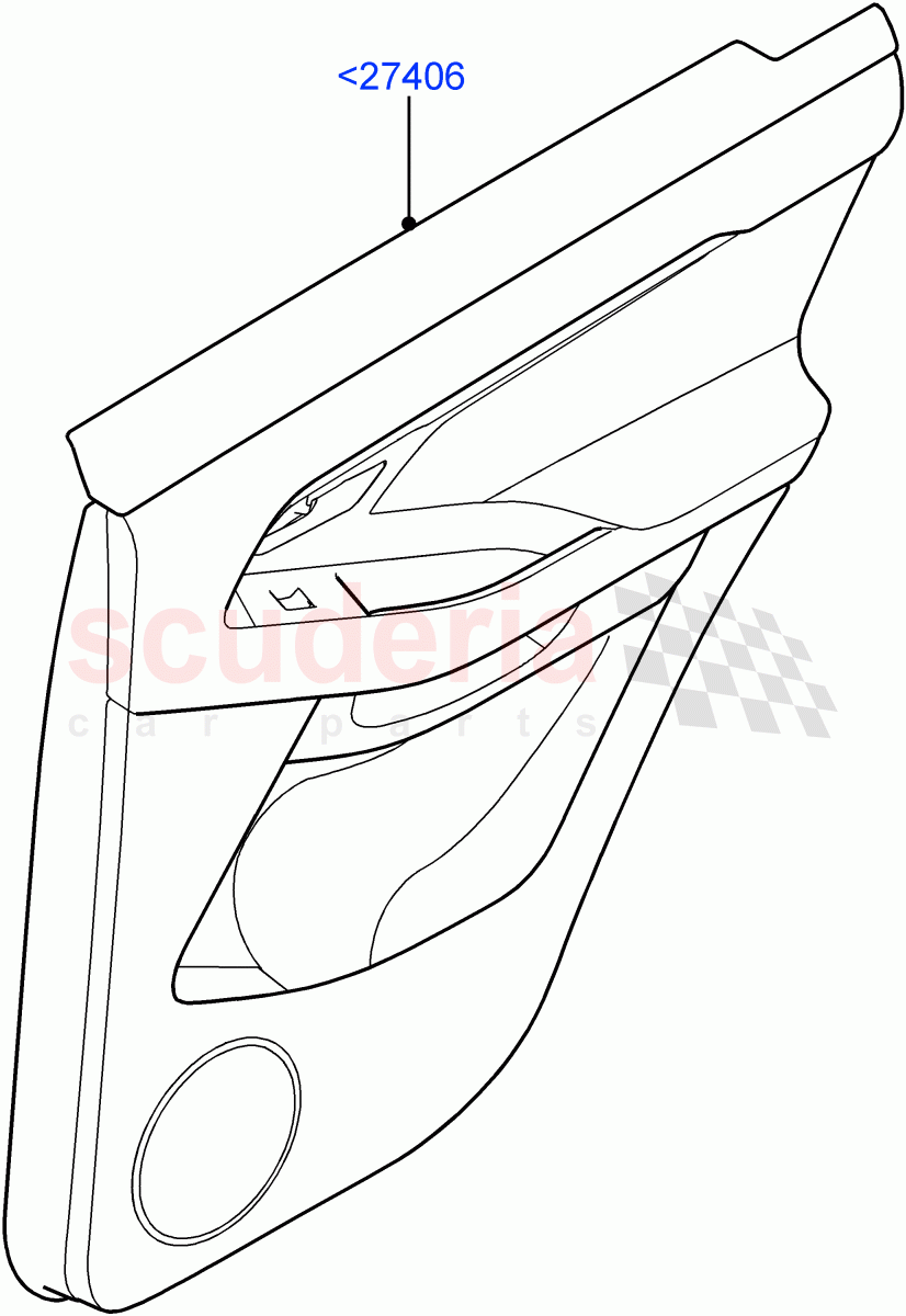Rear Door Trim Panels (Itatiaia (Brazil)) of Land Rover Land Rover Range Rover Evoque (2019+) [2.0 Turbo Diesel]