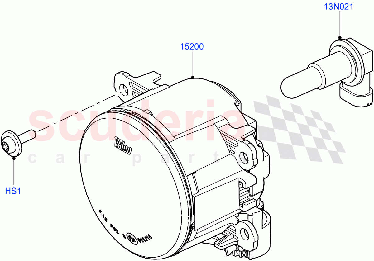 Front Fog Lamps ((V) FROMAA000001) of Land Rover Land Rover Range Rover (2010-2012) [3.6 V8 32V DOHC EFI Diesel]
