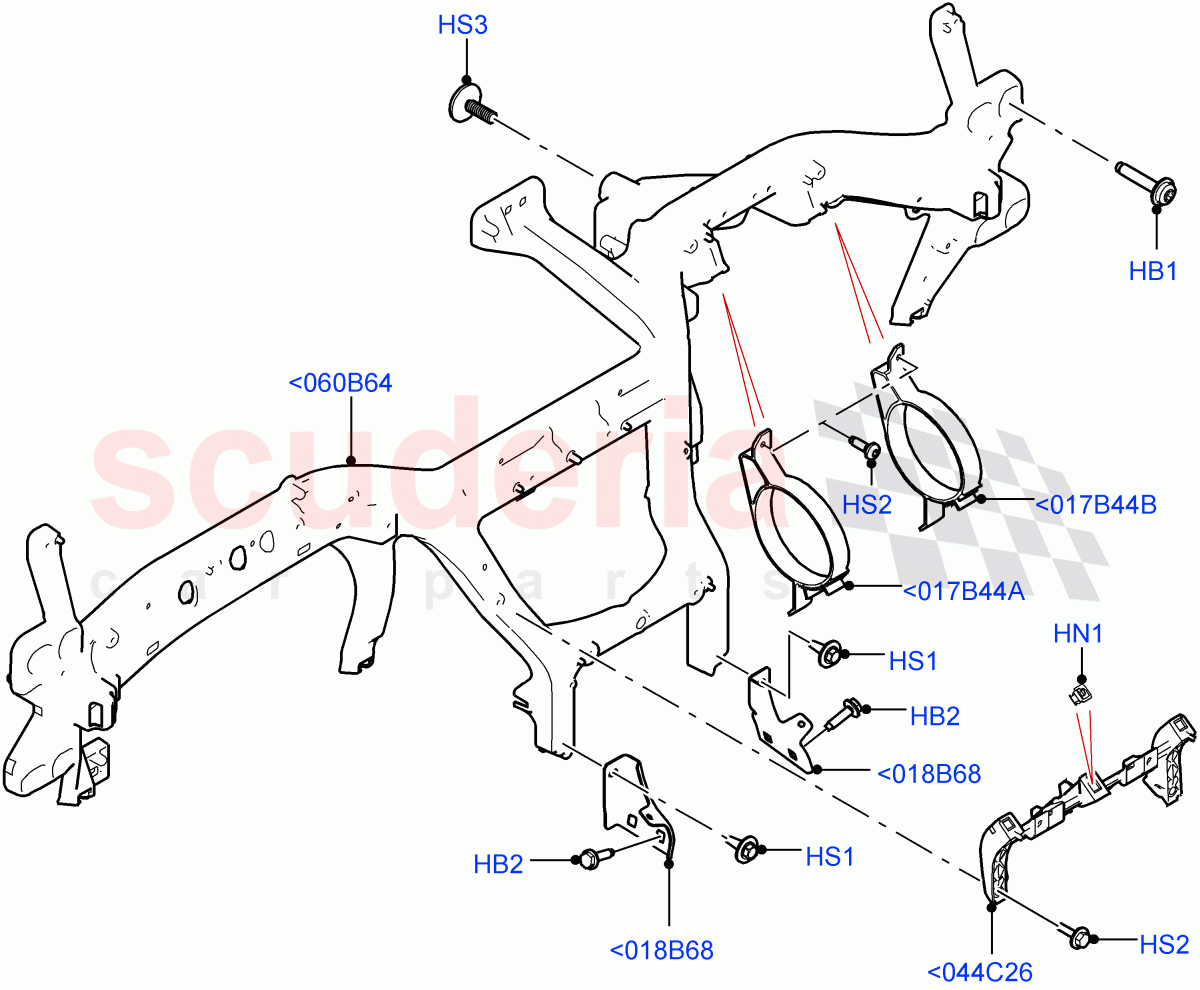 Instrument Panel (Internal Components) of Land Rover Land Rover Range Rover Velar (2017+) [3.0 DOHC GDI SC V6 Petrol]