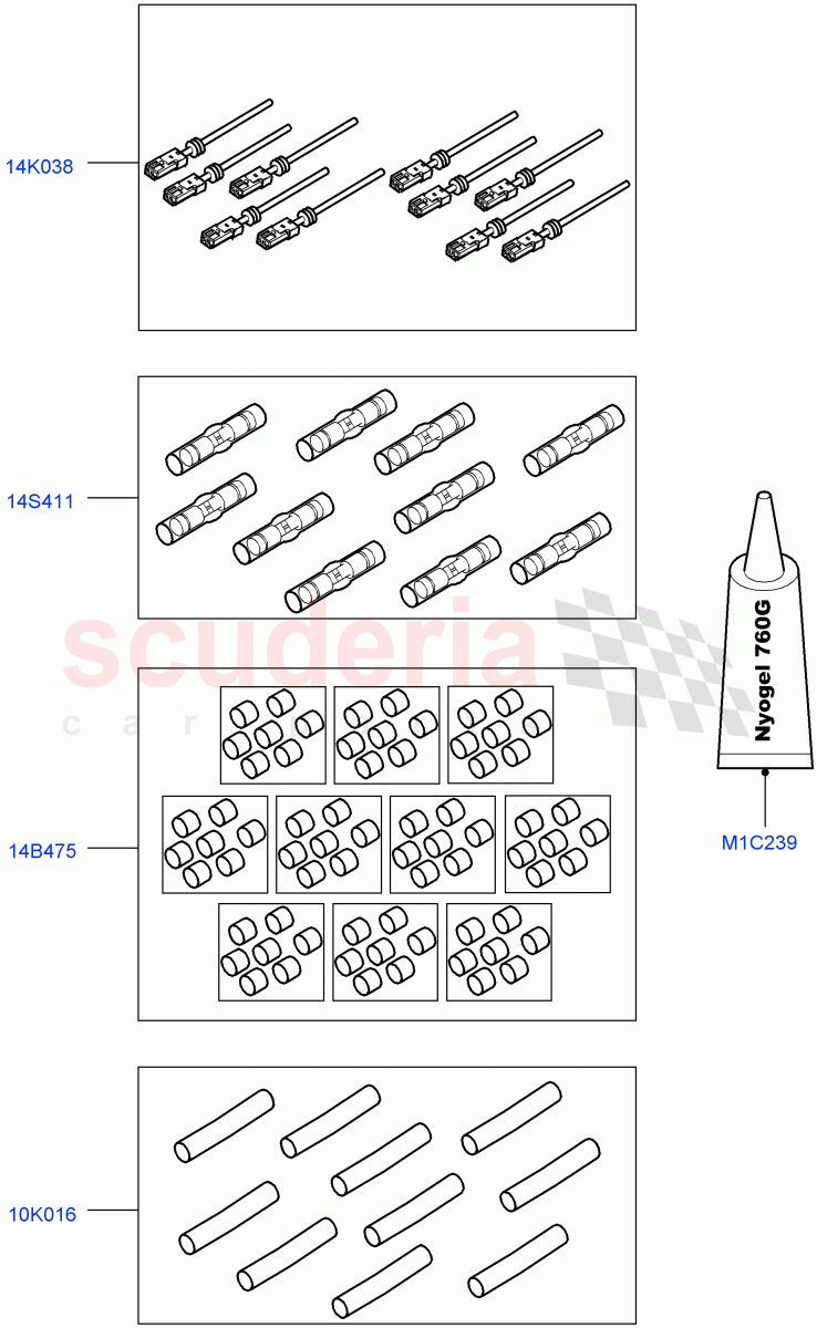 Pigtail Wiring Kits  (Halewood (UK)) of Land Rover Land Rover Discovery Sport (2015+) [2.0 Turbo Petrol GTDI]