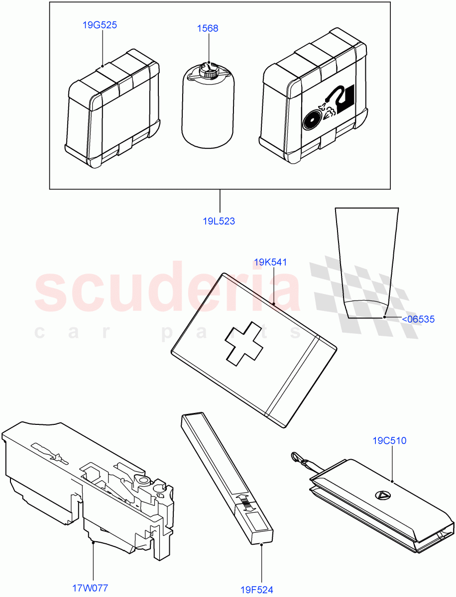 Emergency And Safety Equipment (Factory Fitted) of Land Rover Land Rover Defender (2020+) [3.0 I6 Turbo Petrol AJ20P6]