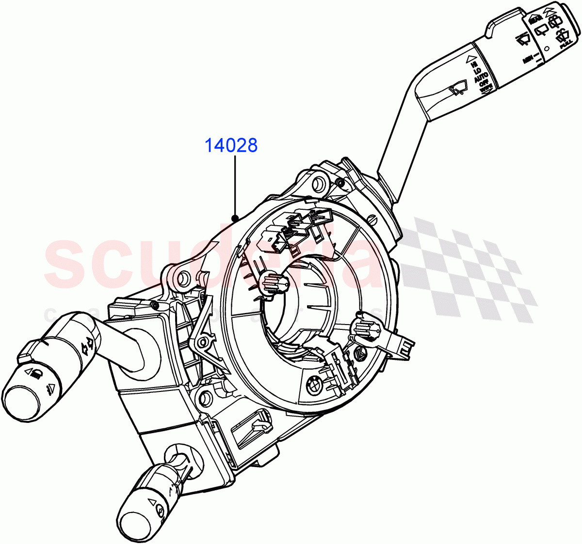 Switches (Steering Column) ((V) FROMAA000001) of Land Rover Land Rover Range Rover (2010-2012) [4.4 DOHC Diesel V8 DITC]