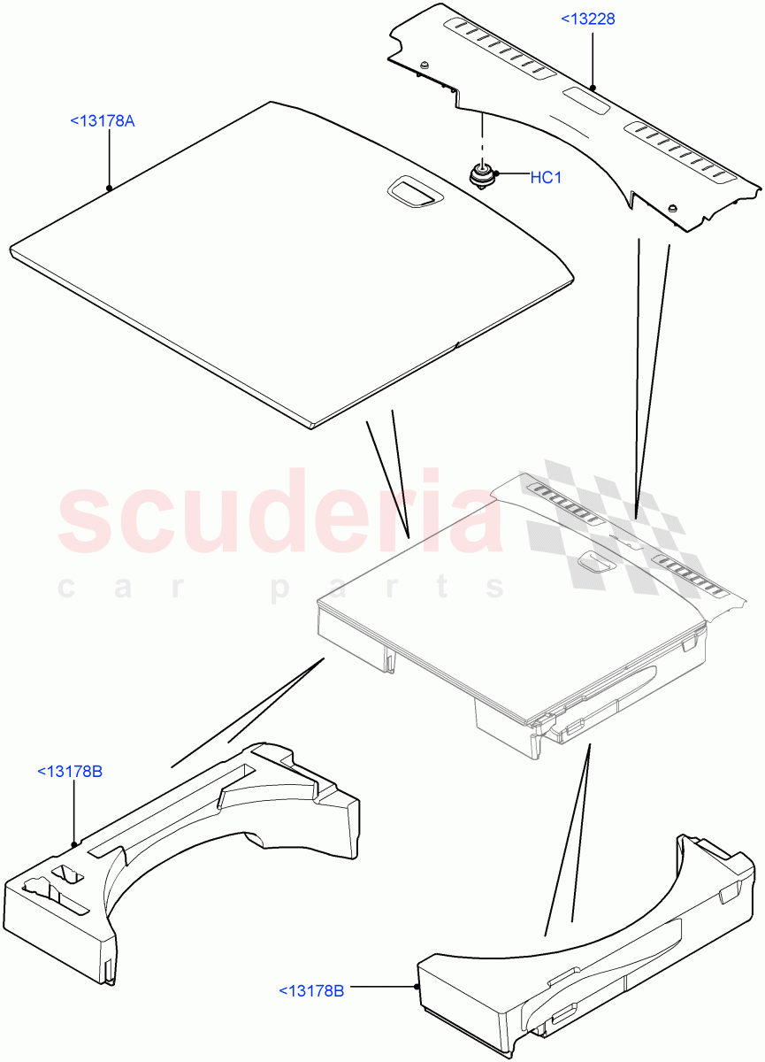 Load Compartment Trim (Floor) (Changsu (China)) ((V) FROMEG000001) of Land Rover Land Rover Range Rover Evoque (2012-2018) [2.0 Turbo Diesel]