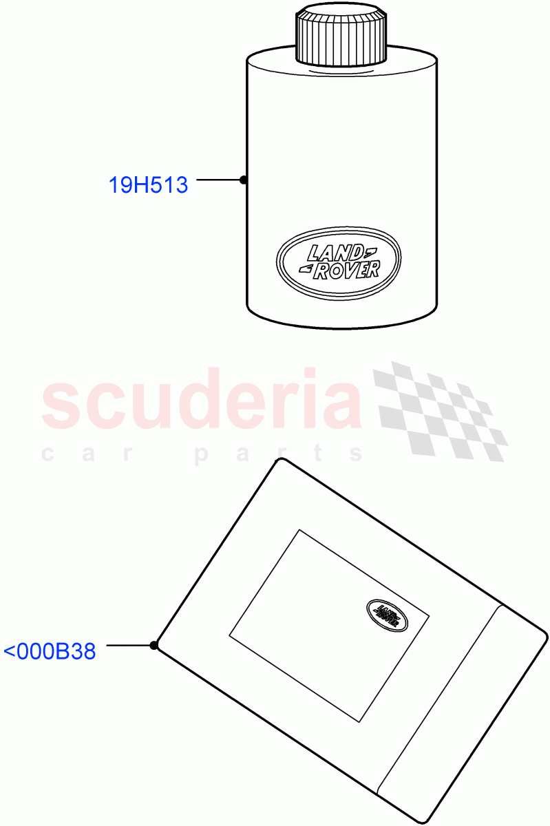 Cleaning Accessories (Interior, Accessory) (Halewood (UK), Itatiaia (Brazil)) of Land Rover Land Rover Discovery Sport (2015+) [2.0 Turbo Petrol GTDI]