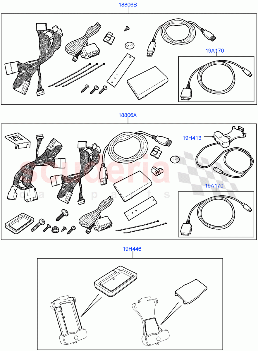 Audio Equipment - Accessory (Accessory) of Land Rover Land Rover Range Rover Sport (2005-2009) [3.6 V8 32V DOHC EFI Diesel]
