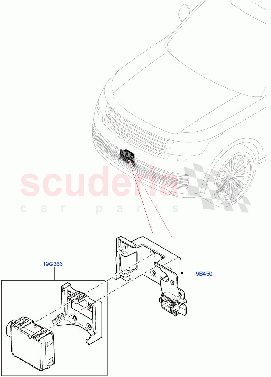 Speed Control (3.0L AJ20P6 Petrol High, Adaptive Cruise Control with Stg As, With Speed Control, 3.0L AJ20P6 Petrol PHEV) of Land Rover Land Rover Range Rover (2022+) [3.0 I6 Turbo Petrol AJ20P6]