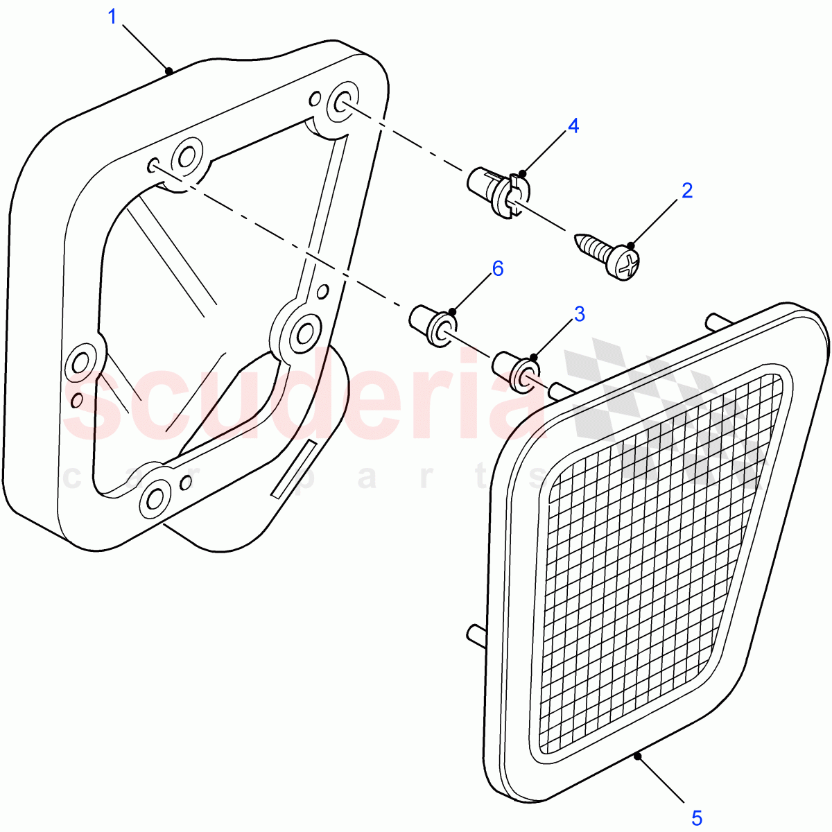 Air Intake System ((V) FROM7A000001) of Land Rover Land Rover Defender (2007-2016)