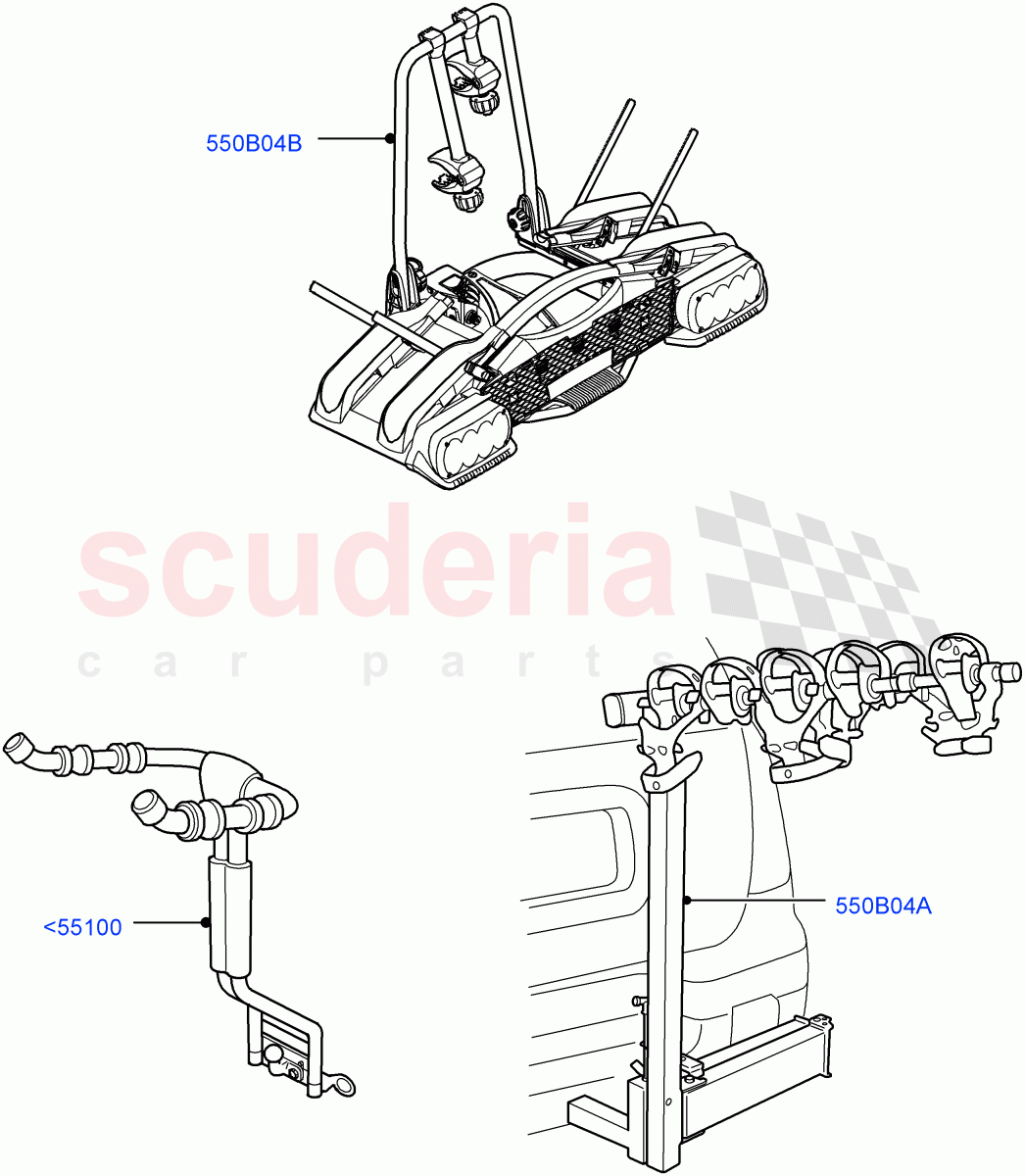 Accessories - Sports And Leisure (Accessory) ((V) TO9A999999) of Land Rover Land Rover Range Rover Sport (2005-2009) [2.7 Diesel V6]