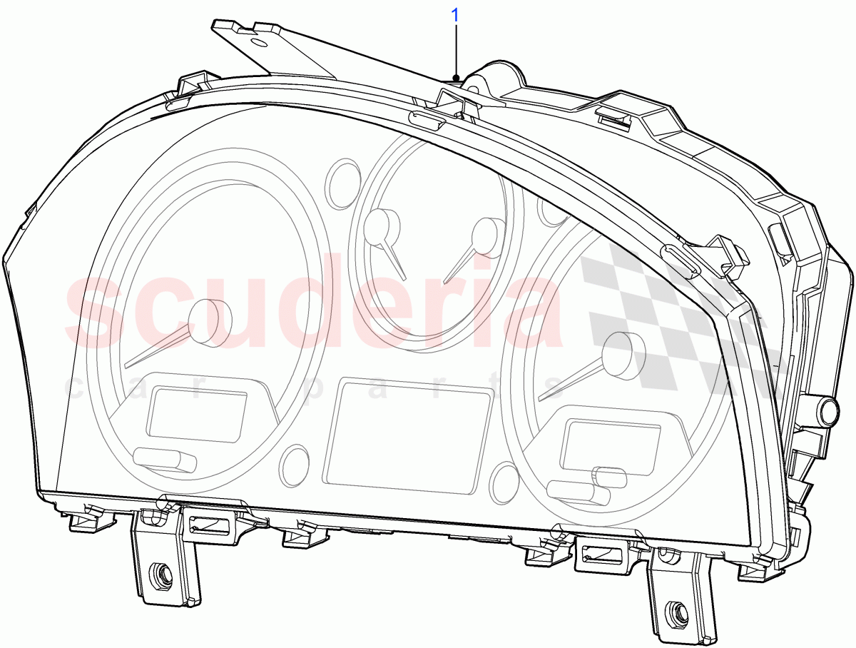 Instrument Cluster of Land Rover Land Rover Defender (2007-2016)