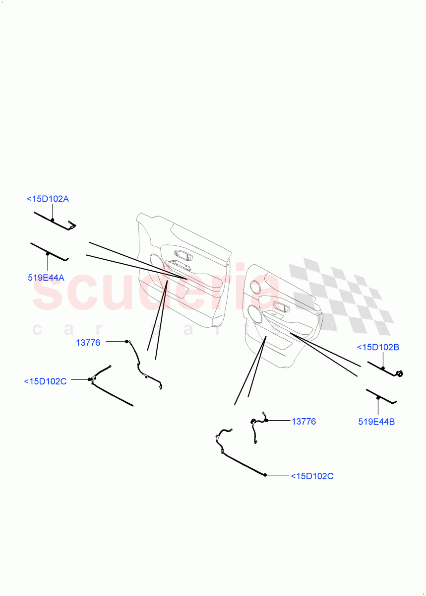Interior Lamps (Changsu (China)) ((V) FROMGG134738) of Land Rover Land Rover Range Rover Evoque (2012-2018) [2.0 Turbo Petrol AJ200P]