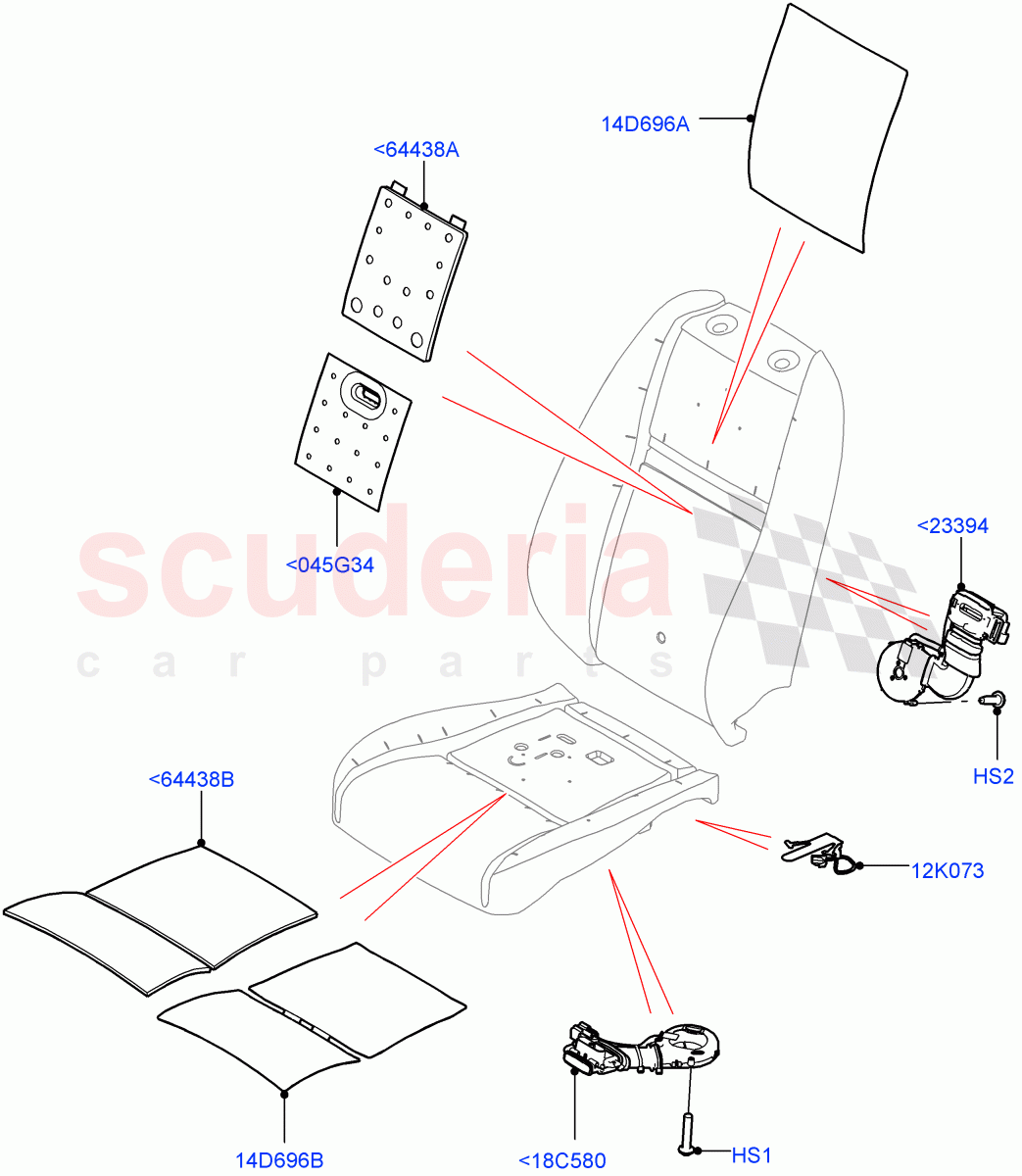 Front Seat Pads/Valances & Heating (Heating) (Changsu (China)) ((V) FROMKG446857) of Land Rover Land Rover Discovery Sport (2015+) [2.0 Turbo Petrol GTDI]