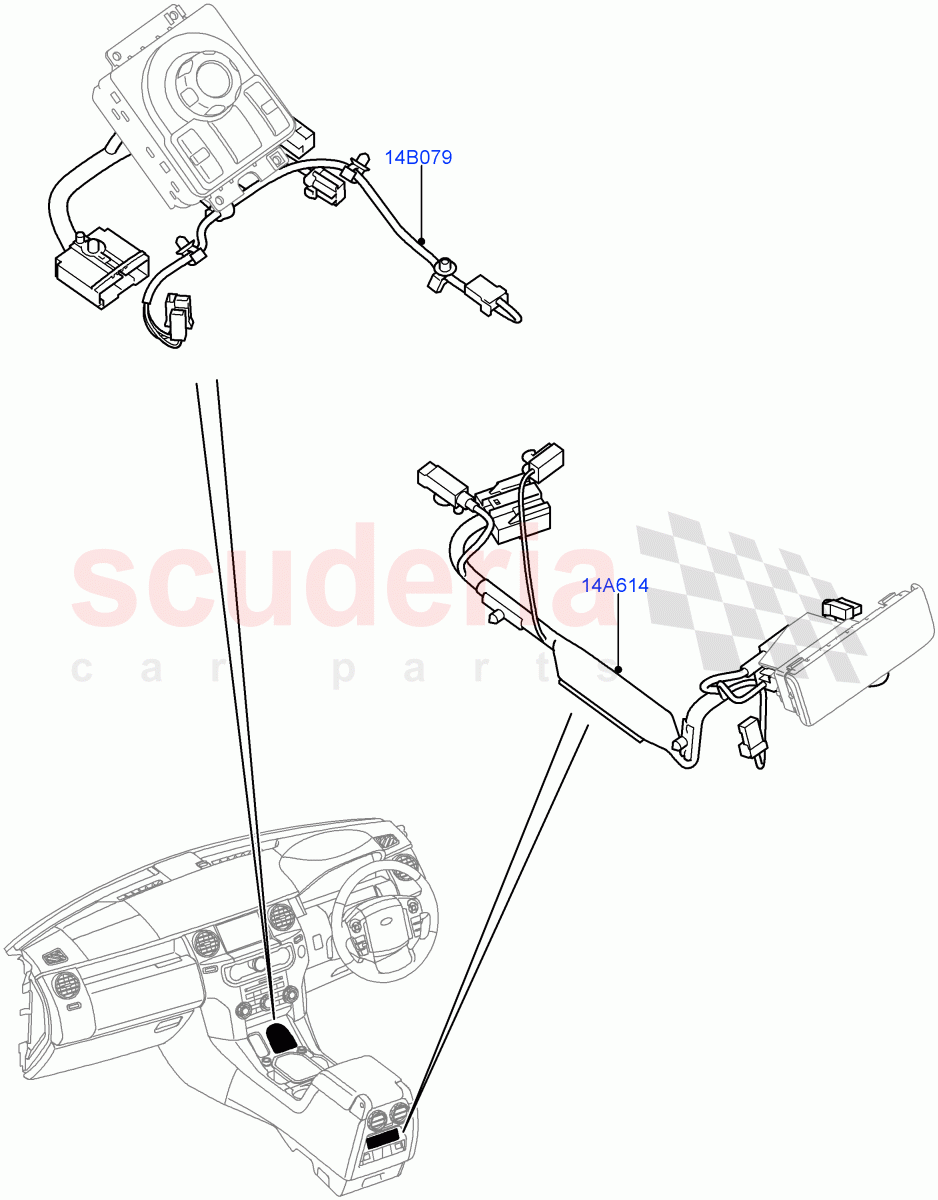 Electrical Wiring - Engine And Dash (Console) ((V) FROMAA000001) of Land Rover Land Rover Discovery 4 (2010-2016) [2.7 Diesel V6]