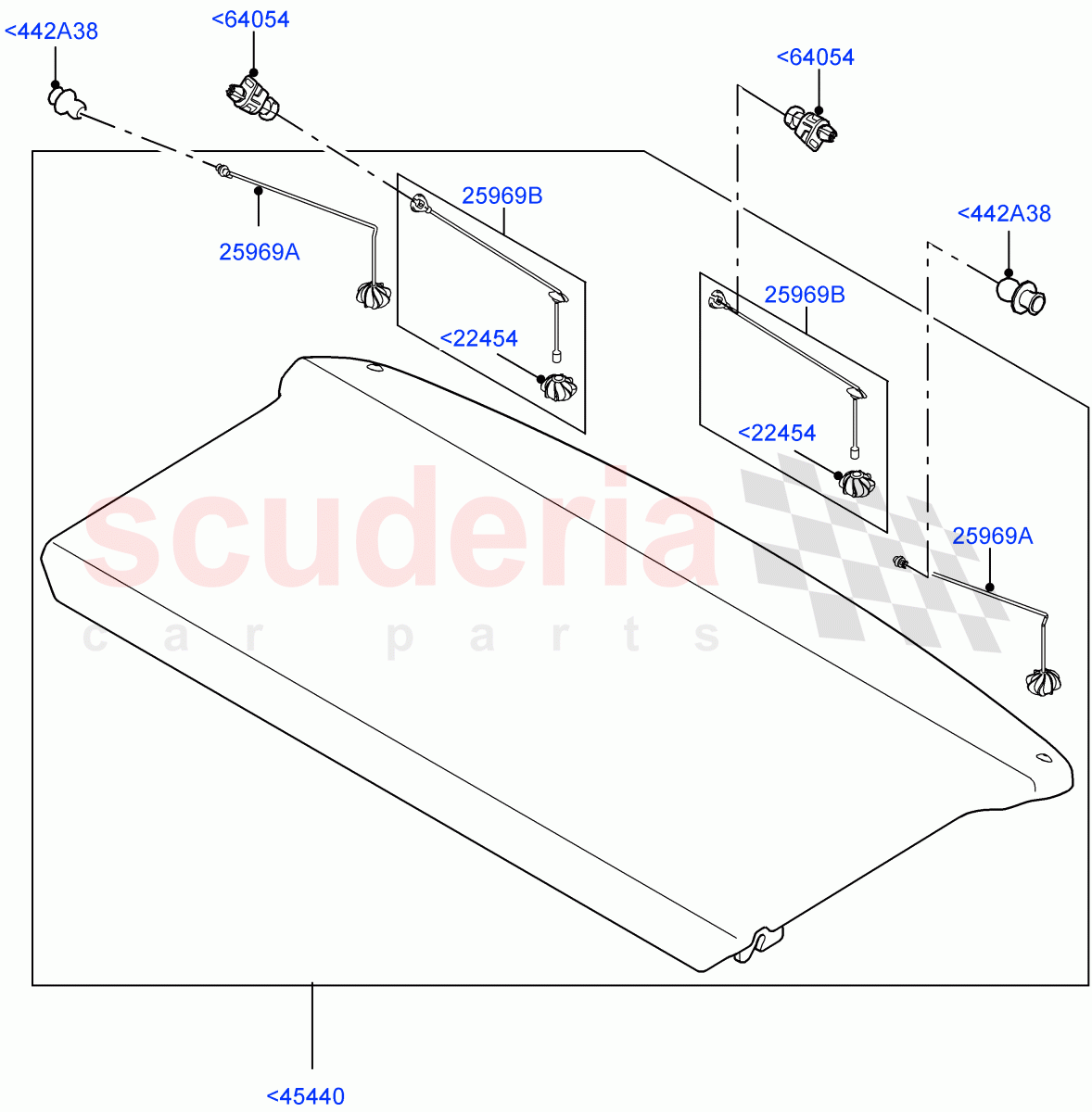Load Compartment Trim (Package Tray) (Changsu (China)) ((V) FROMEG000001) of Land Rover Land Rover Range Rover Evoque (2012-2018) [2.0 Turbo Petrol GTDI]