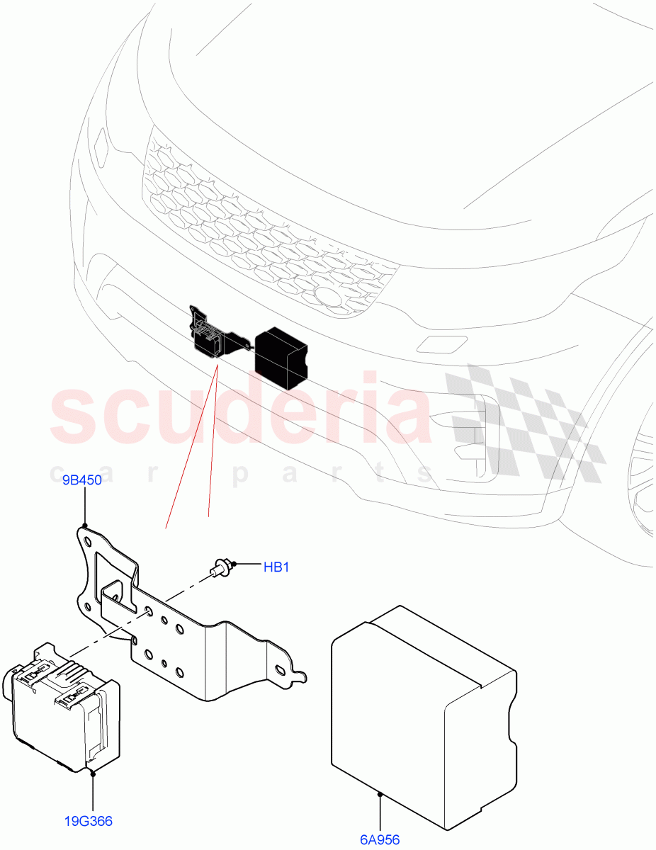Speed Control (Nitra Plant Build) (3.0L DOHC GDI SC V6 PETROL, ACC + Stop/go, ACC + Adaptive Lane Control, With Speed Control, Adaptive Cruise Control with Stg As, ACC + Stop/go + Cra) ((V) FROMK2000001) of Land Rover Land Rover Discovery 5 (2017+) [3.0 DOHC GDI SC V6 Petrol]