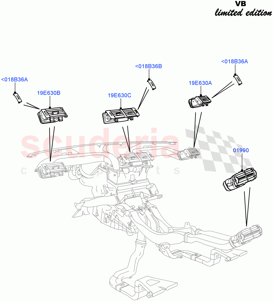 Air Vents, Louvres And Ducts (External Components) (Victoria Beckham Limited Edition, Halewood (UK)) of Land Rover Land Rover Range Rover Evoque (2012-2018) [2.2 Single Turbo Diesel]