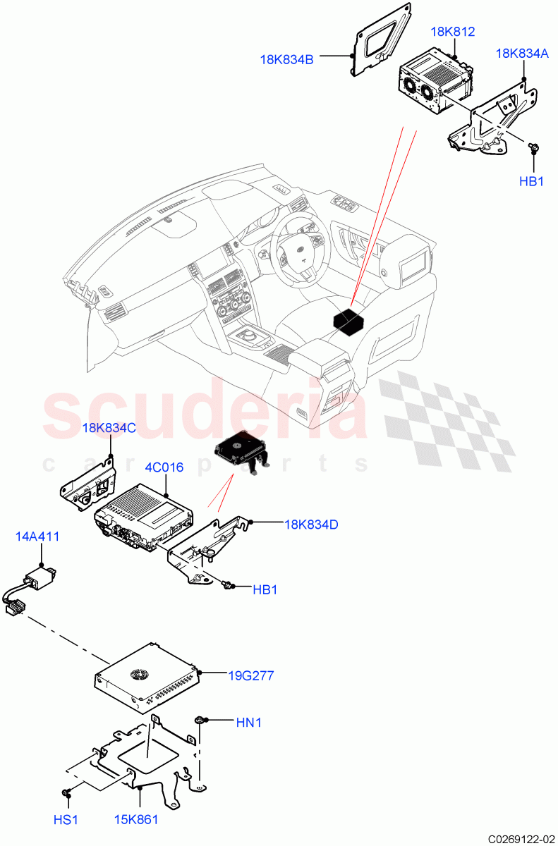 Family Entertainment System (Itatiaia (Brazil)) ((V) FROMGT000001) of Land Rover Land Rover Discovery Sport (2015+) [2.0 Turbo Petrol GTDI]