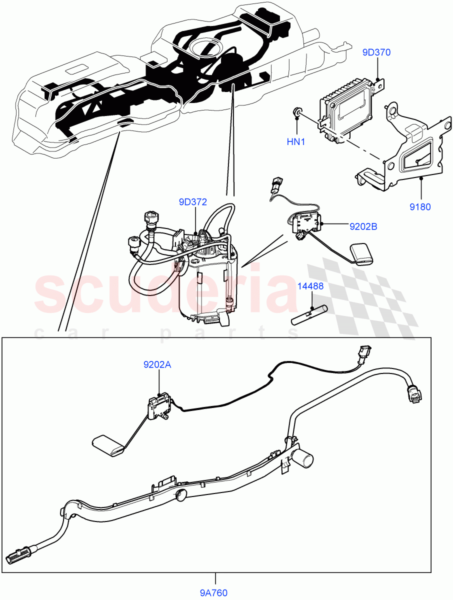 Fuel Pump And Sender Unit (Cologne V6 4.0 EFI (SOHC)) ((V) FROMAA000001) of Land Rover Land Rover Discovery 4 (2010-2016) [4.0 Petrol V6]