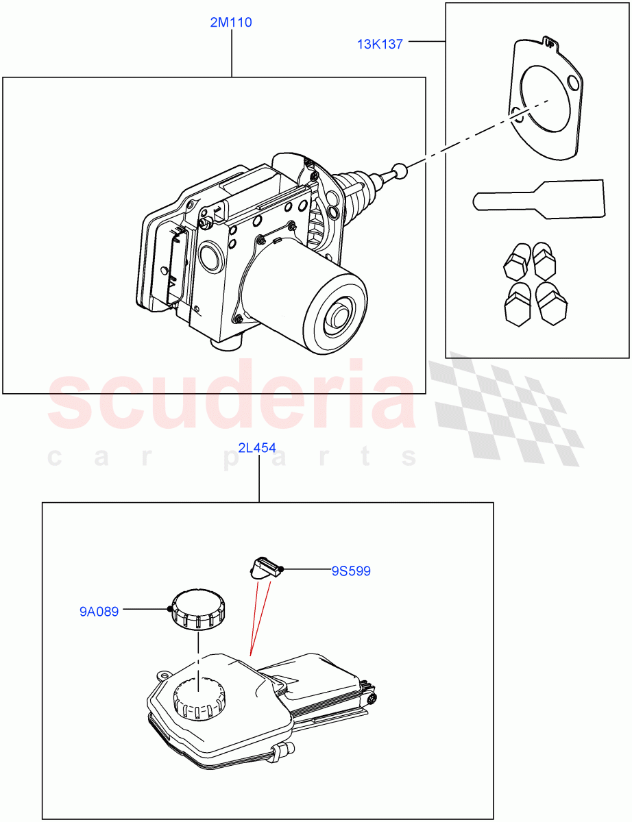 Brake And ABS Pump (Halewood (UK)) ((V) FROMMH000001) of Land Rover Land Rover Discovery Sport (2015+) [2.2 Single Turbo Diesel]