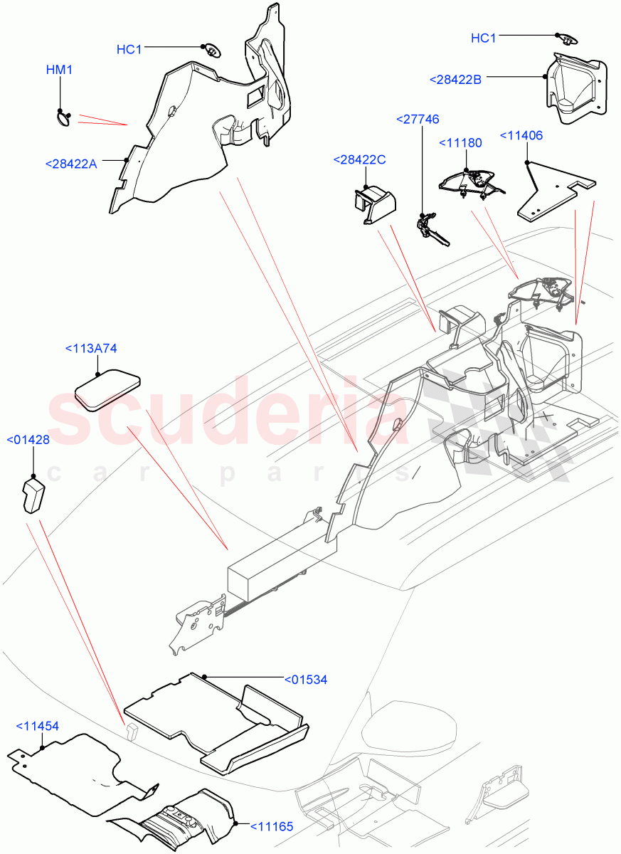 Insulators - Rear (Changsu (China)) ((V) FROMEG000001) of Land Rover Land Rover Range Rover Evoque (2012-2018) [2.0 Turbo Petrol GTDI]