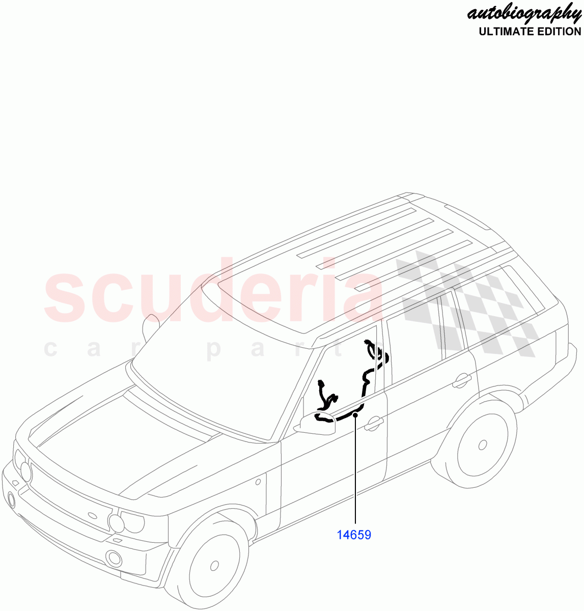 Wiring - Seats (Autobiography Ultimate Edition) ((V) FROMBA344356) of Land Rover Land Rover Range Rover (2010-2012) [5.0 OHC SGDI NA V8 Petrol]