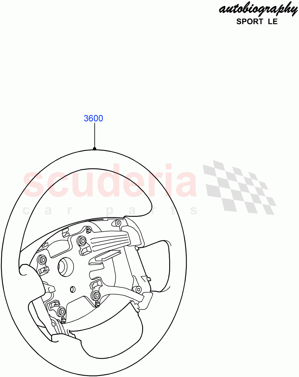 Steering Wheel (Autobiography Sport LE) ((V) FROMCA000001) of Land Rover Land Rover Range Rover Sport (2010-2013) [3.6 V8 32V DOHC EFI Diesel]