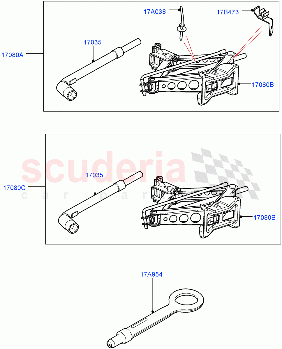 Tools (Halewood (UK)) of Land Rover Land Rover Discovery Sport (2015+) [2.2 Single Turbo Diesel]