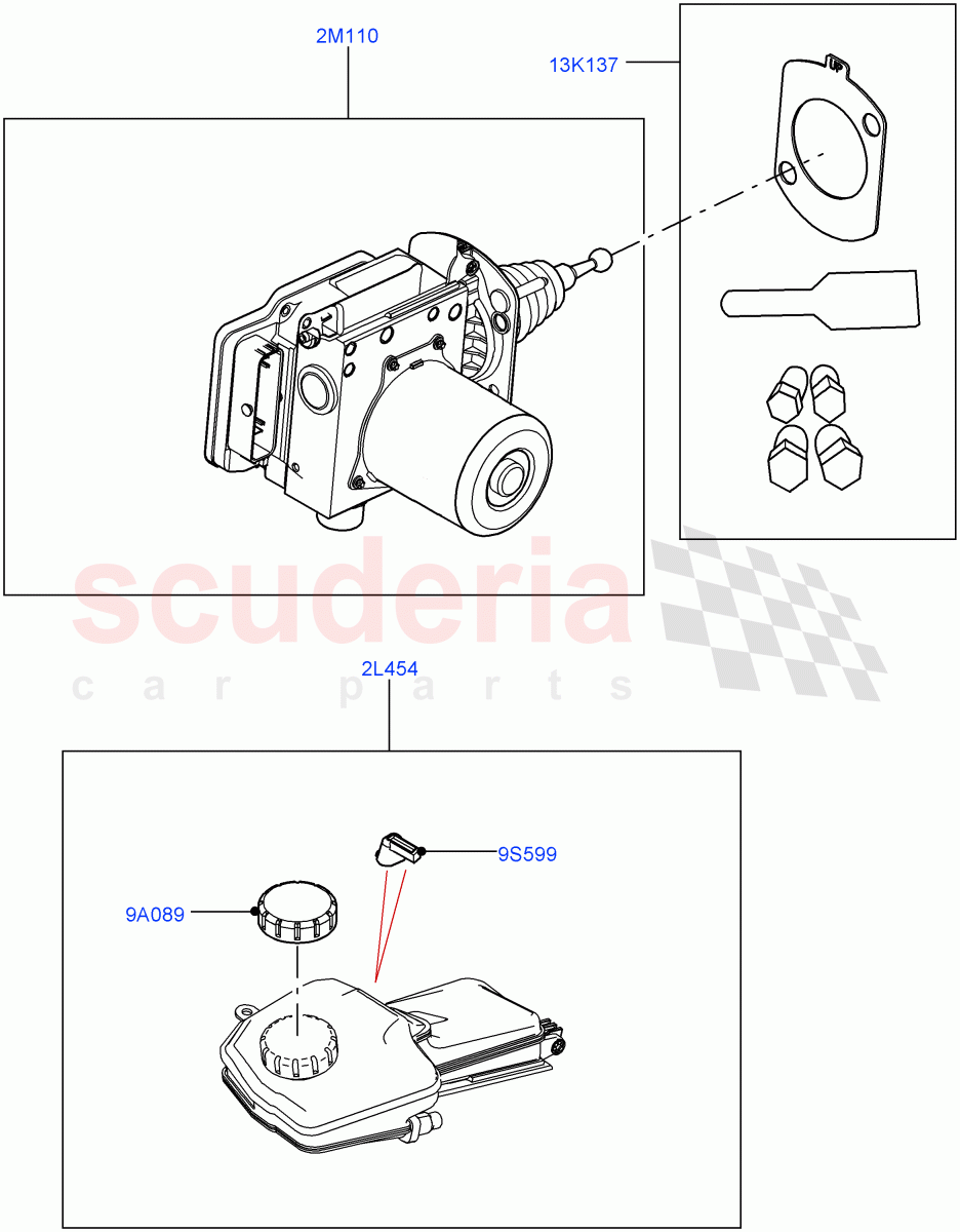 Brake And ABS Pump (Itatiaia (Brazil)) of Land Rover Land Rover Range Rover Evoque (2019+) [2.0 Turbo Diesel AJ21D4]